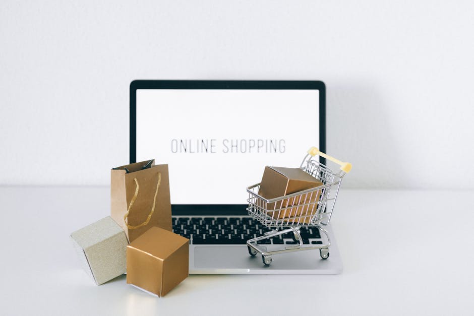 Laptop mit geöffnetem Online-Shop für eine Craft-Brauerei